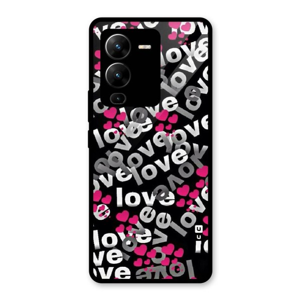 Too Much Love Glass Back Case for Vivo V25 Pro