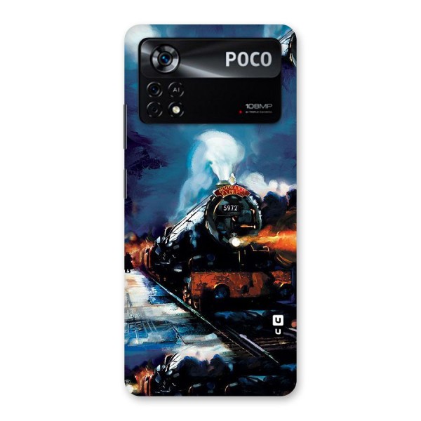 Train Art Back Case for Poco X4 Pro 5G