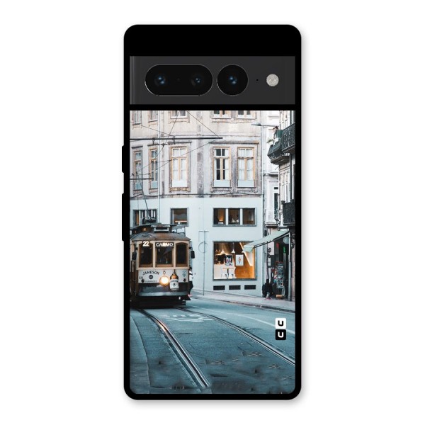 Tramp Train Glass Back Case for Google Pixel 7 Pro