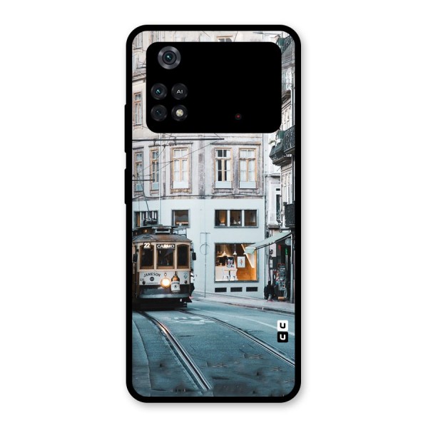 Tramp Train Glass Back Case for Poco M4 Pro 4G