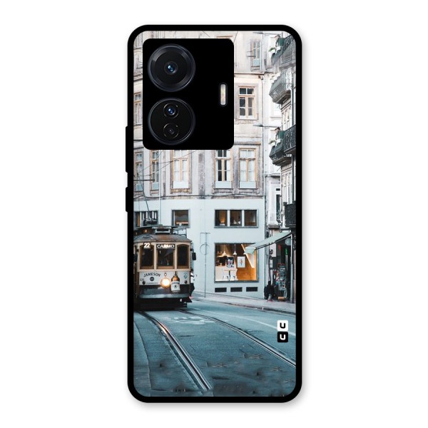 Tramp Train Glass Back Case for Vivo T1 Pro