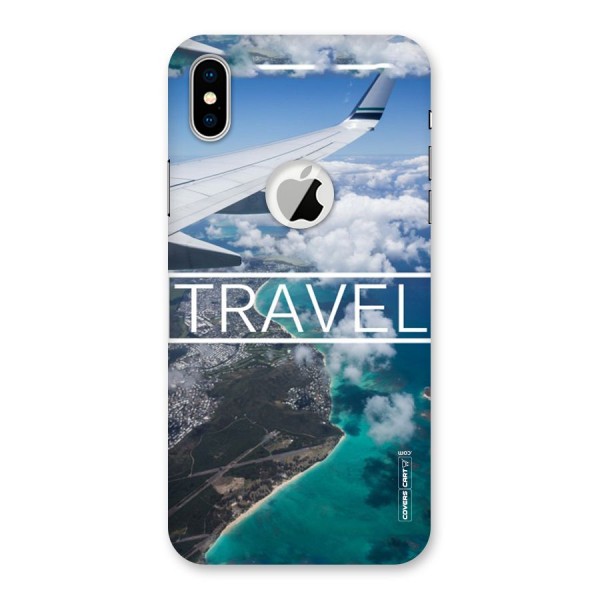 Travel Back Case for iPhone XS Logo Cut