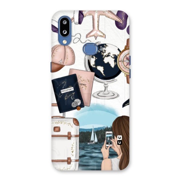 Travel Diaries Back Case for Galaxy M01s