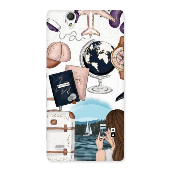 Travel Diaries Back Case for Sony Xperia C4