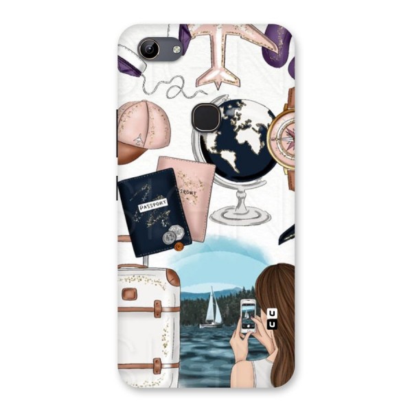 Travel Diaries Back Case for Vivo Y81