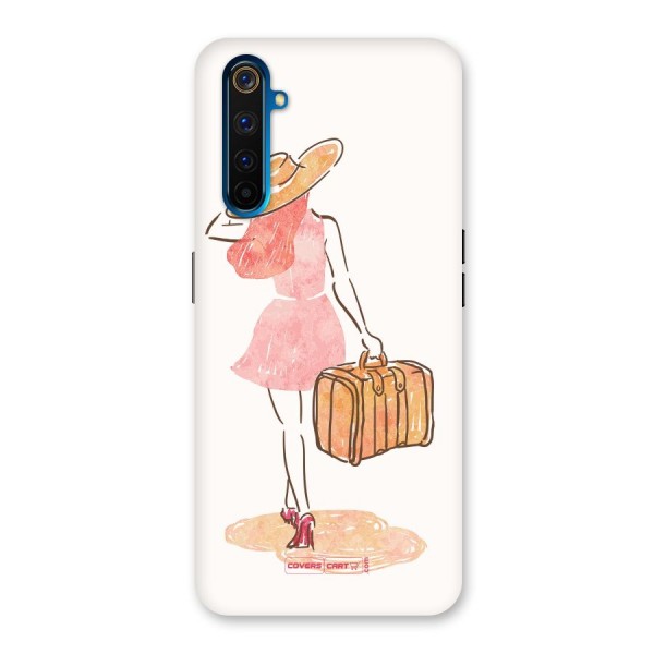 Travel Girl Back Case for Realme 6 Pro