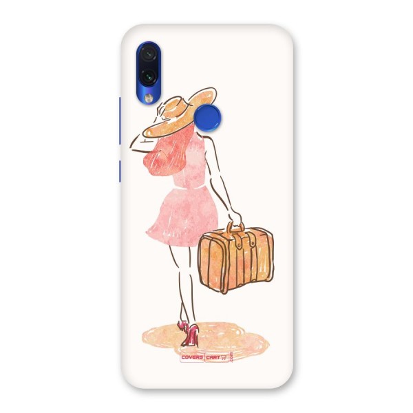 Travel Girl Back Case for Redmi Note 7