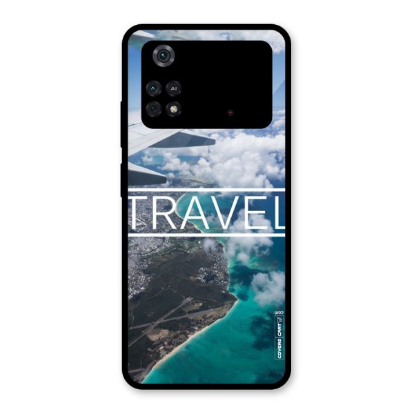 Travel Glass Back Case for Poco M4 Pro 4G