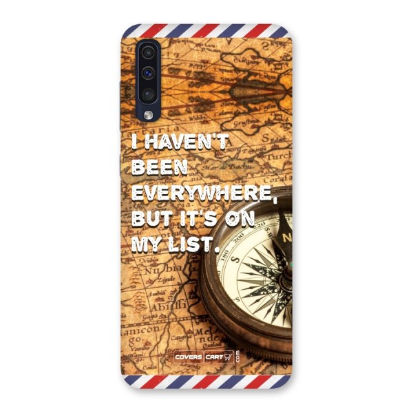 Travel Map Back Case for Galaxy A50s