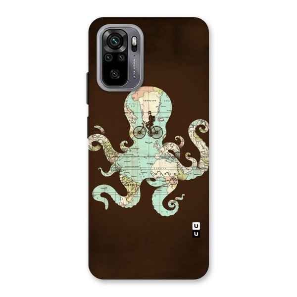 Travel Octopus Back Case for Redmi Note 10