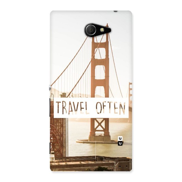 Travel Often Back Case for Sony Xperia M2