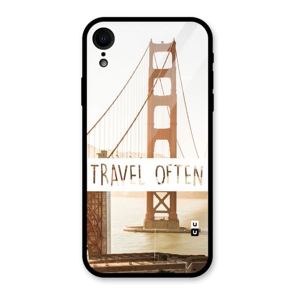 Travel Often Glass Back Case for XR