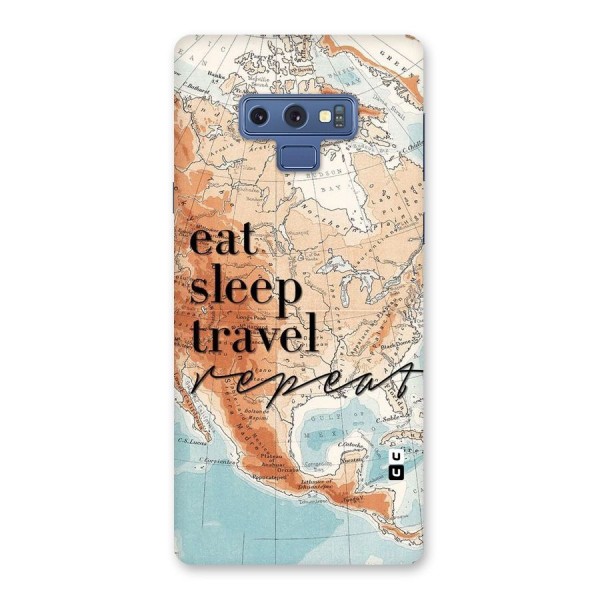 Travel Repeat Back Case for Galaxy Note 9