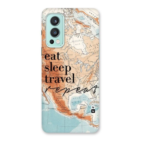 Travel Repeat Back Case for OnePlus Nord 2 5G