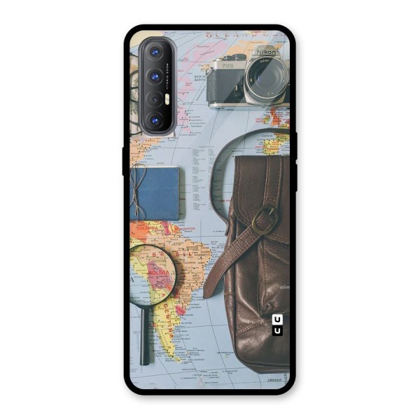 Travel Requisites Glass Back Case for Oppo Reno3 Pro