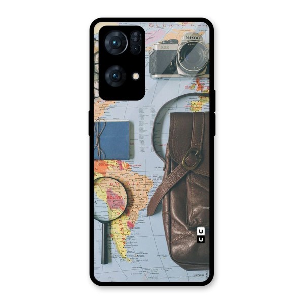 Travel Requisites Glass Back Case for Oppo Reno7 Pro 5G