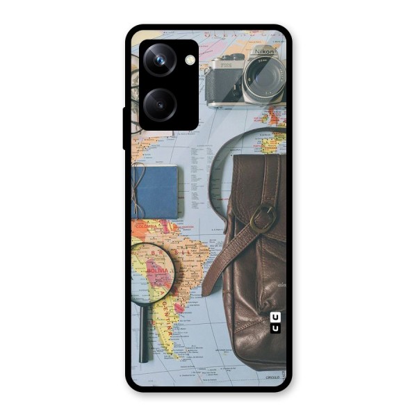 Travel Requisites Glass Back Case for Realme 10 Pro