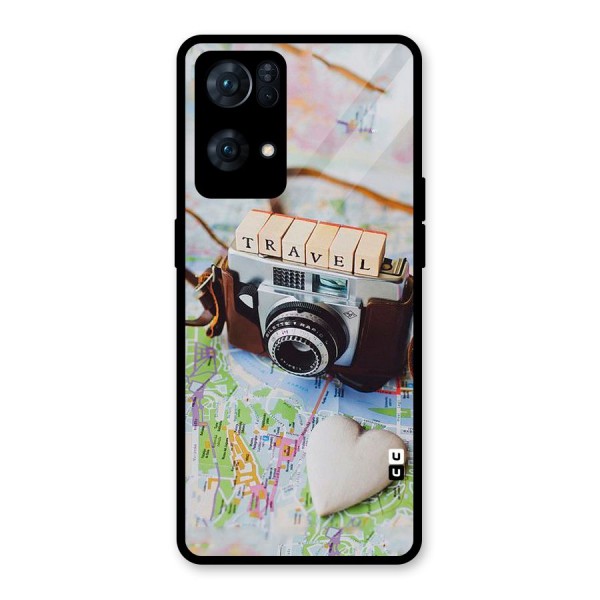 Travel Snapshot Glass Back Case for Oppo Reno7 Pro 5G