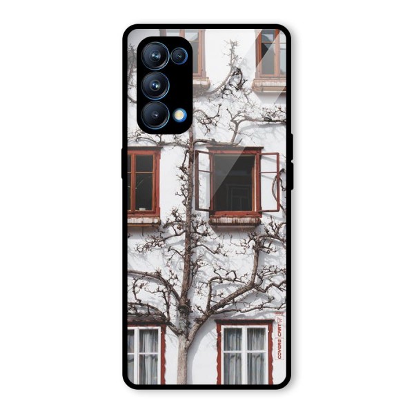 Tree House Glass Back Case for Oppo Reno5 Pro 5G