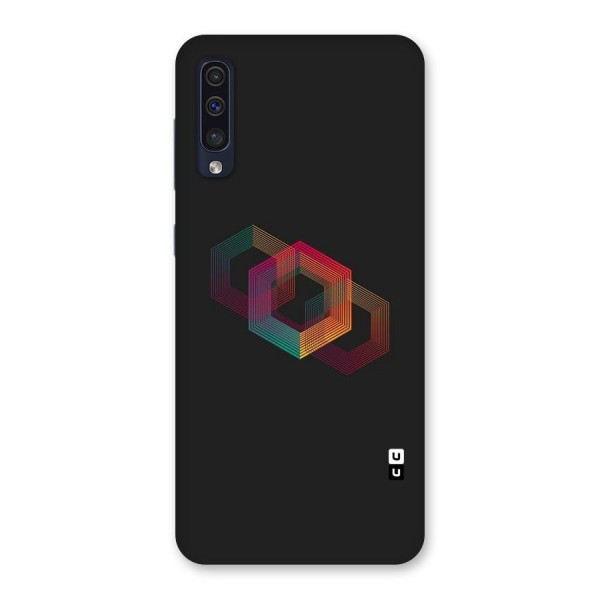 Tri-hexa Colours Back Case for Galaxy A50