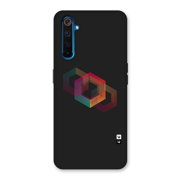 Tri-hexa Colours Back Case for Realme 6 Pro