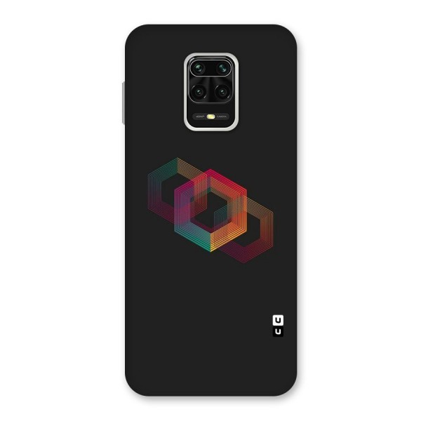 Tri-hexa Colours Back Case for Redmi Note 9 Pro Max