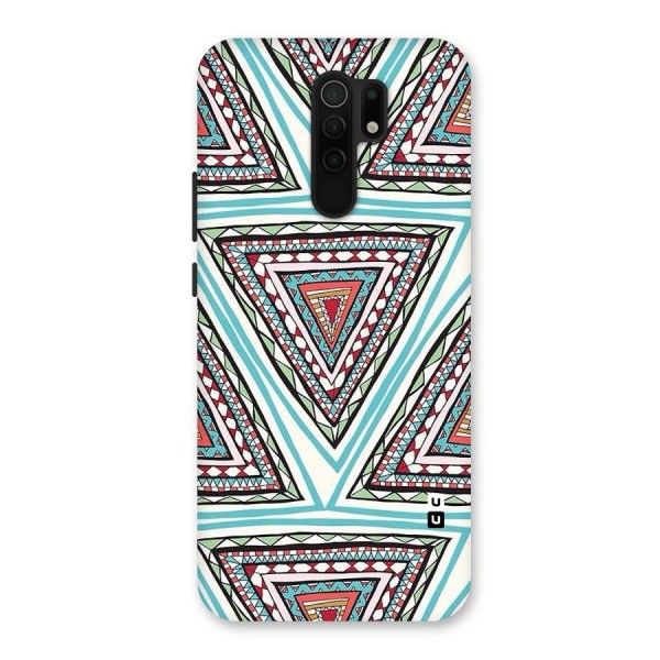 Triangle Abstract Mode Back Case for Redmi 9 Prime