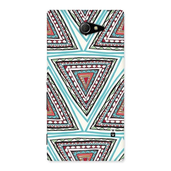 Triangle Abstract Mode Back Case for Sony Xperia M2