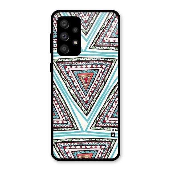 Triangle Abstract Mode Glass Back Case for Galaxy A32