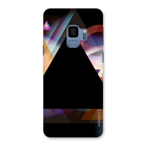 Triangle Black Abstract Back Case for Galaxy S9