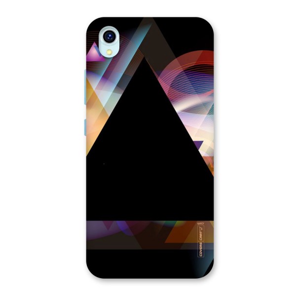 Triangle Black Abstract Back Case for Vivo Y1s