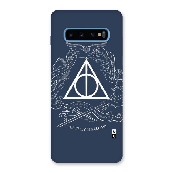 Triangle Blue Back Case for Galaxy S10 Plus