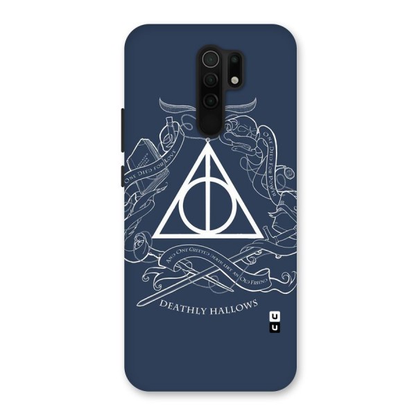 Triangle Blue Back Case for Poco M2