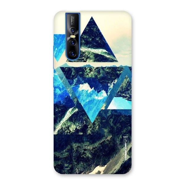 Triangular View Back Case for Vivo V15 Pro