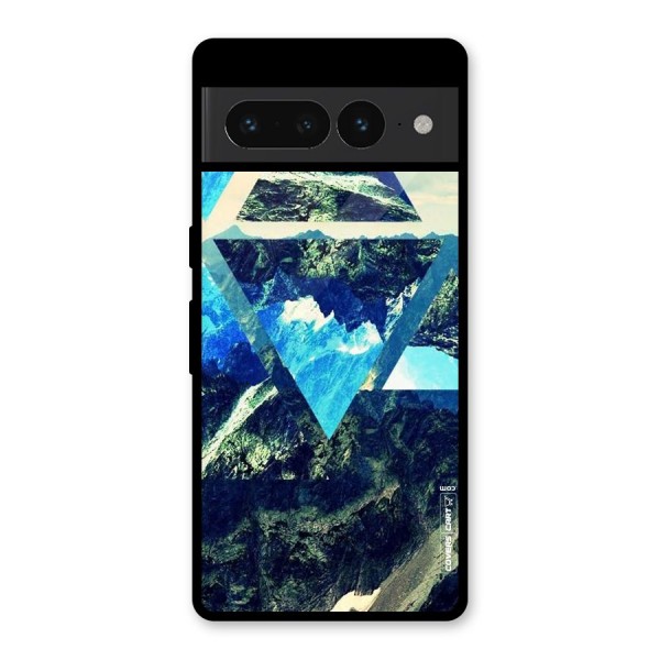 Triangular View Glass Back Case for Google Pixel 7 Pro