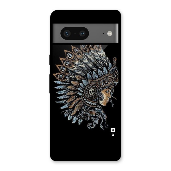 Tribal Design Glass Back Case for Google Pixel 7