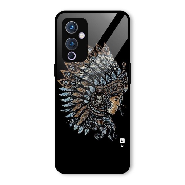 Tribal Design Glass Back Case for OnePlus 9