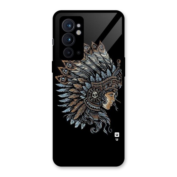 Tribal Design Glass Back Case for OnePlus 9RT 5G