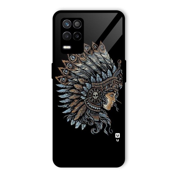 Tribal Design Glass Back Case for Realme 9 5G