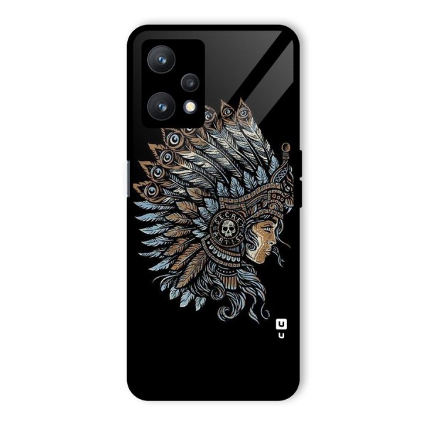 Tribal Design Glass Back Case for Realme 9 Pro 5G