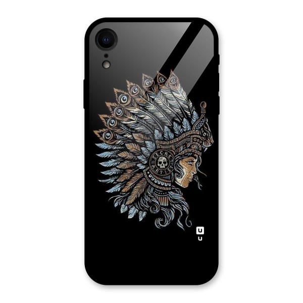 Tribal Design Glass Back Case for XR