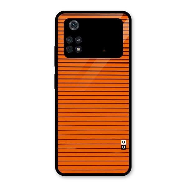 Trippy Stripes Glass Back Case for Poco M4 Pro 4G