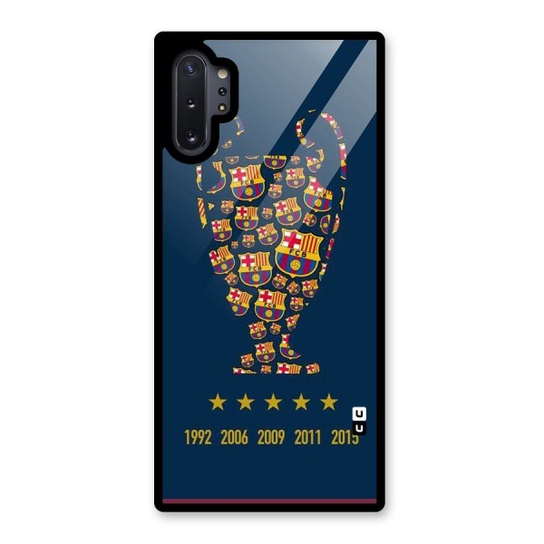 Trophy Team Glass Back Case for Galaxy Note 10 Plus