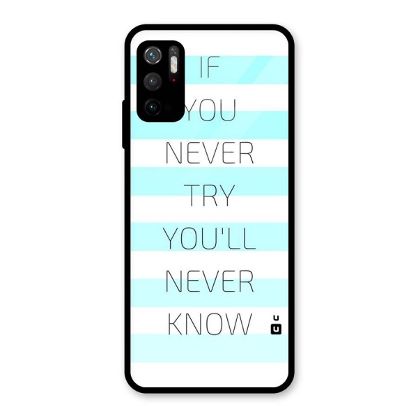 Try Know Glass Back Case for Poco M3 Pro 5G