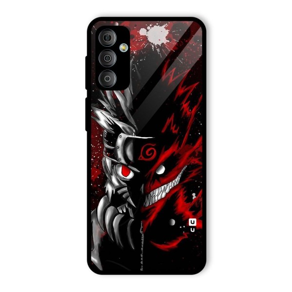 Two Face Naruto Glass Back Case for Galaxy F23