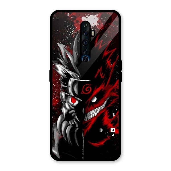 Two Face Naruto Glass Back Case for Oppo Reno2 Z