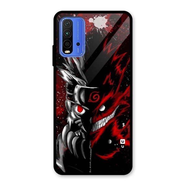 Two Face Naruto Glass Back Case for Redmi 9 Power