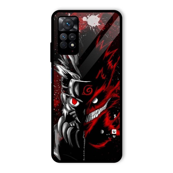 Two Face Naruto Glass Back Case for Redmi Note 11 Pro Plus 5G