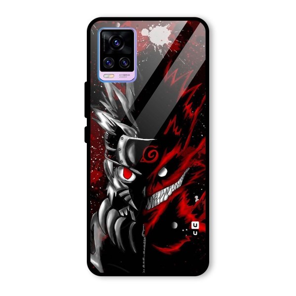 Two Face Naruto Glass Back Case for Vivo V20 Pro