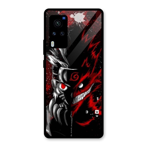 Two Face Naruto Glass Back Case for Vivo X60 Pro